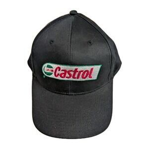 Castrol Motor Oil Cap Adjustable Mechanic Racing Auto Black Red Green Logo Gift